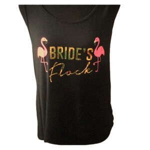 Bridesmaid Tank size Large black